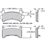 Wilwood 150-8936K D154 PolyMatrix BP-10 Brake Pad Set, GM Metric Wilwood 150-8936K D154 PolyMatrix BP-10 Brake Pad Set, GM Metric