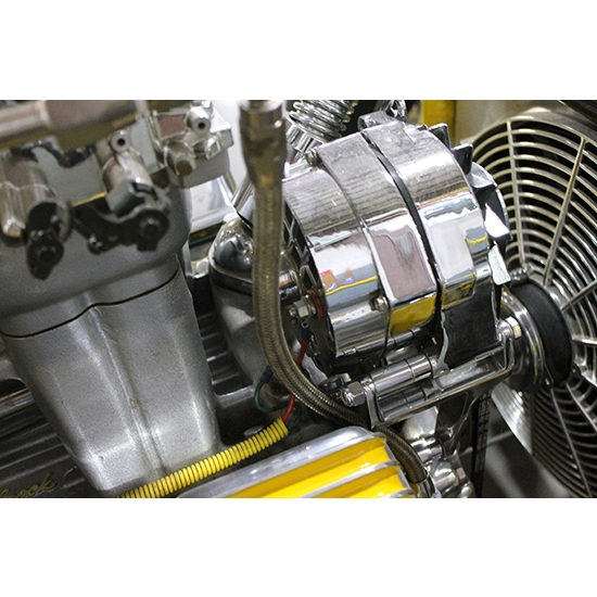 Small Block Chevy Upper Alternator Bracket, Chrome eBay