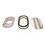 15 Inch Polished Aluminum Double Finned Oval Air Cleaner 15 Inch Polished Aluminum Double Finned Oval Air Cleaner