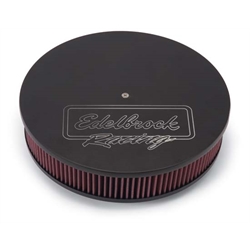 Edelbrock 41613 Victor Series Air Cleaner Assembly, Round, 3.125 Inch