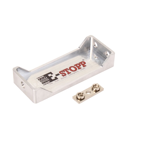 EStopp Plain Machined (MAC) Brake Cable Combiner Bracket & Equalizer