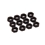Black Aluminum Jam Nuts, 1/2-20 Thread, 12 Pack Black Aluminum Jam Nuts, 1/2-20 Thread, 12 Pack