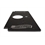 Speedway Small Block Chevy Aluminum Rear Motor Plate, Black Speedway Small Block Chevy Aluminum Rear Motor Plate, Black