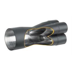 Dynatech® 780-01513 Plain Steel Merge Collector, 1-5/8 x 3 Inch