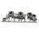 Edelbrock 5419 1955-86 Small Block Chevy Three Deuce Intake Manifold Edelbrock 5419 1955-86 Small Block Chevy Three Deuce Intake Manifold