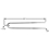 Curtis-Style Radius Rods, 36 Inch, Polished Stainless Steel Curtis-Style Radius Rods, 36 Inch, Polished Stainless Steel