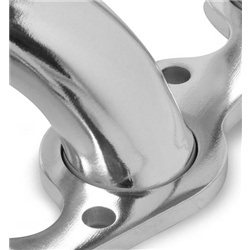 Flowtech 11701-2FLT Tight Fit Block Hugger Header, BB Chevy, Chrome