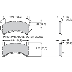 Garage Sale - Wilwood Poly B GM Metric Brake Pads