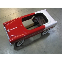 Garage Sale - 1955 Red & Beige Chevy Pedal Car