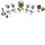 Stewart Warner 82227 Five Gauge Set, Electric/Mechanical, Black Stewart Warner 82227 Five Gauge Set, Electric/Mechanical, Black