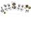 Stewart Warner Wings Five Gauge Set, Electric, White Face