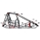 Steel Steering Mount Boss, 1-1/4 Inch Tube, 5/16 Inch Bolt