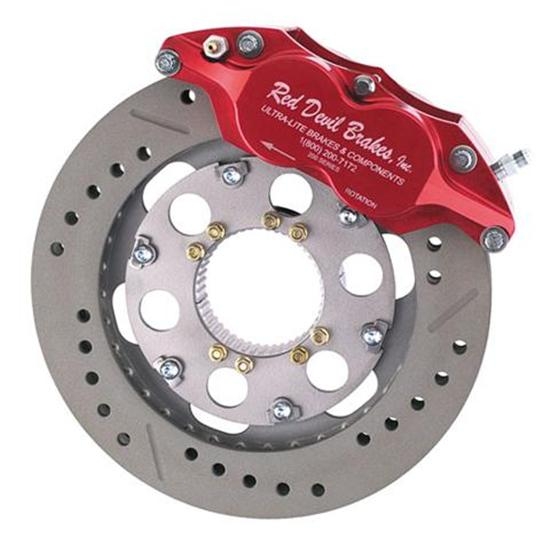 Ultra Lite Midget Sprint Inboard Brake Kit, 10.4" Steel Rotor, 2 Bolt