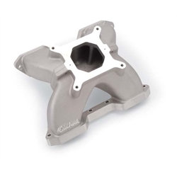 Edelbrock 28468 Victor 2 Piece Intake Manifold, 18 Degree