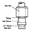 Aluminum Tube Nut Couplers