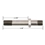 Titanium One Nut 3.38 Inch Shock Mount