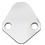 Finned Aluminum B/B Chevy Fuel Pump Blockoff