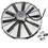 Chrome Straight Blade Electric Fan Chrome Straight Blade Electric Fan