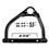 Chromoly Upper Control Arm, Steel Cross Shaft