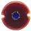 1933-1936 Ford Blue Dot Taillight Lens