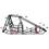 Steel Seat Bar Boss, 1 Inch Tube, 3/8 Inch Bolt