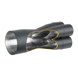 Dynatech® 780-10516 Ceramic Coated Merge Collector, 2 x 3-1/2 Inch