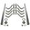 Small Block Chevy Lake Style Header Kit, 1-5/8 Tube, 3-1/2 Inch Cone Small Block Chevy Lake Style Header Kit, 1-5/8 Tube, 3-1/2 Inch Cone