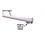 Ford Y-Block 292-312 Lake Style Header Kit, 1-5/8 Tube, 3-1/2 Inch Cone