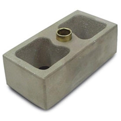 AFCO Aluminum Leaf Spring Lowering Block, 2-1/2 Inch