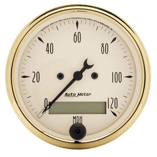 Auto Meter 1588 Golden Oldies Air-Core Speedometer Gauge, 3-1/8 Inch Auto Meter 1588 Golden Oldies Air-Core Speedometer Gauge, 3-1/8 Inch