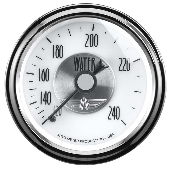 Auto Meter 2031 Prestige Pearl Mechanical Water Temperature Gauge Auto Meter 2031 Prestige Pearl Mechanical Water Temperature Gauge