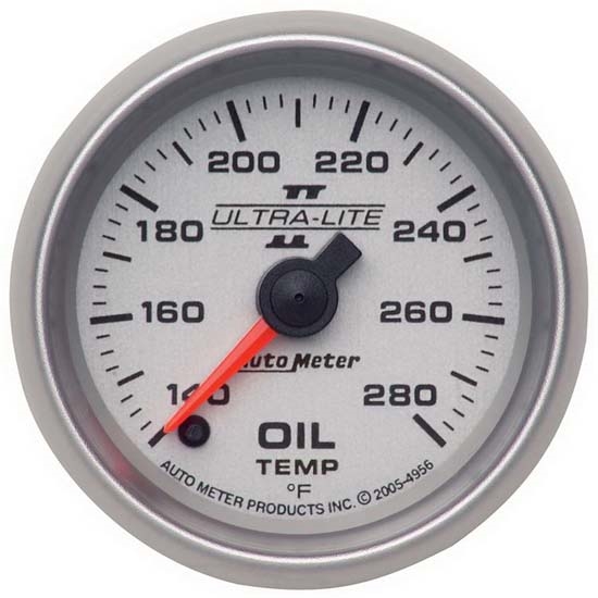 Auto Meter 4956 Ultra-Lite II Digital Stepper Motor Oil Temp Gauge Auto Meter 4956 Ultra-Lite II Digital Stepper Motor Oil Temp Gauge
