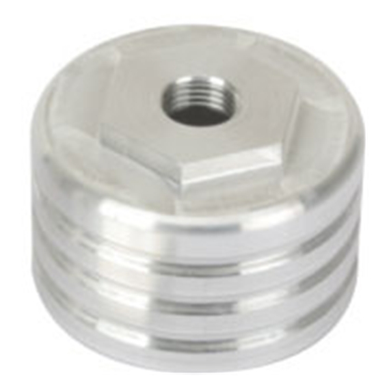 Speedway Aluminum Short Shock Cup, 7/16-20 Inch Thread, 1.5 Inch Tall Speedway Aluminum Short Shock Cup, 7/16-20 Inch Thread, 1.5 Inch Tall
