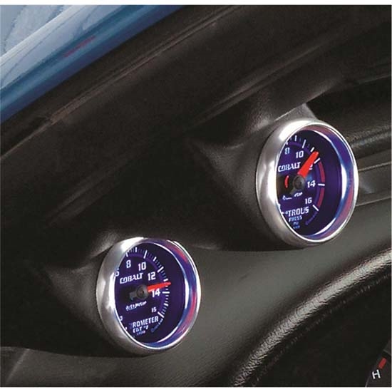 Auto Meter 10122 Dual Gauge Pillar Pod, 03-04 Mustang Coupe, 2-1/16 In Auto Meter 10122 Dual Gauge Pillar Pod, 03-04 Mustang Coupe, 2-1/16 In
