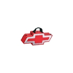 Garage Sale - GOBOXES BT2000 RS Chevy Zippered Canvas Go Bag, Red and Silver