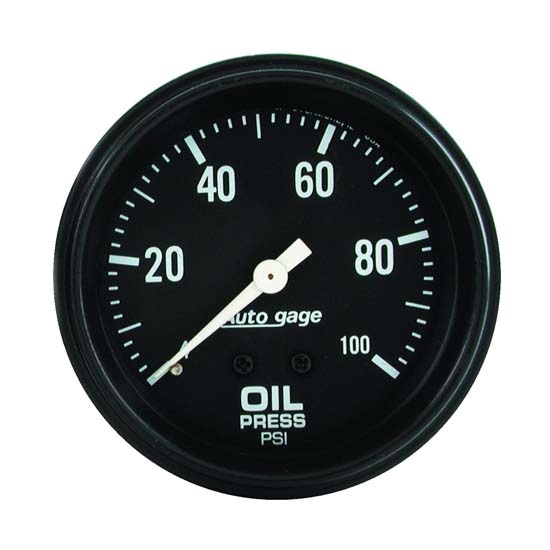 Auto Meter 2312 Auto Gage Mechanical Oil Pressure Gauge Auto Meter 2312 Auto Gage Mechanical Oil Pressure Gauge