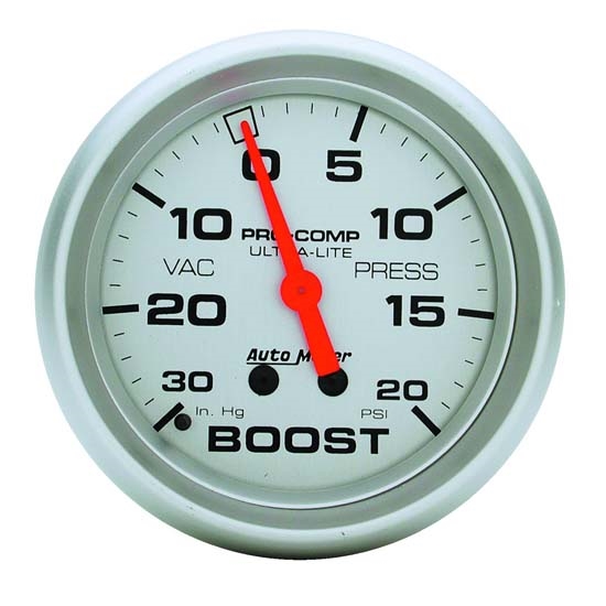 Auto Meter 4401 Ultra-Lite Mechanical Boost/Vacuum Gauge, 2-5/8 Inch Auto Meter 4401 Ultra-Lite Mechanical Boost/Vacuum Gauge, 2-5/8 Inch