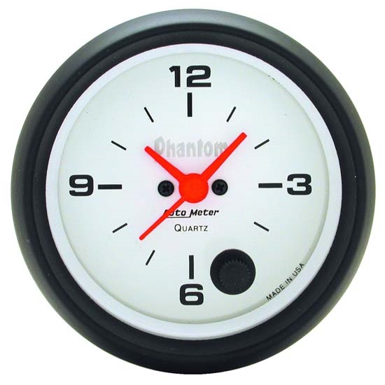 Auto Meter 5885 Phantom Quartz Clock Gauge, 2-5/8 Inch Auto Meter 5885 Phantom Quartz Clock Gauge, 2-5/8 Inch