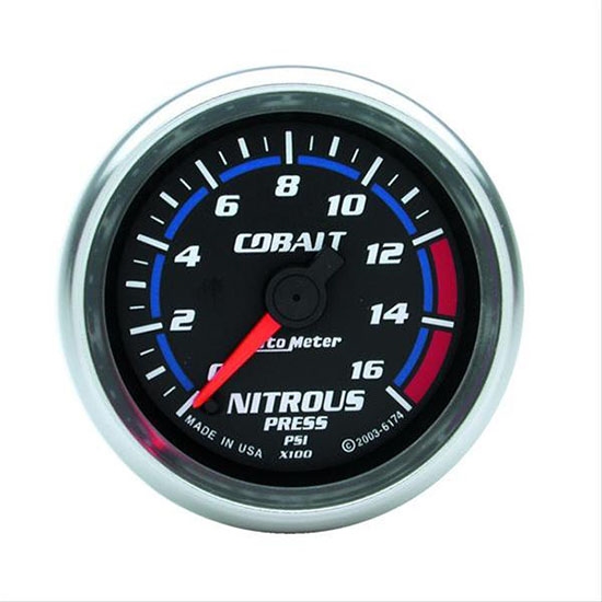 Auto Meter 7974 Cobalt Digital Stepper Motor Nitrous Pressure Gauge Auto Meter 7974 Cobalt Digital Stepper Motor Nitrous Pressure Gauge