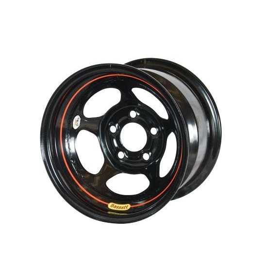 Bassett 58A52WRB 15X8 Inertia 5on5 2 BS Wissota Black Rev Bell Wheel Bassett 58A52WRB 15X8 Inertia 5on5 2 BS Wissota Black Rev Bell Wheel