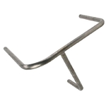 Polished Stainless Steel Short Nerf Bar, RH