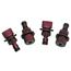 Kwik Change Products 713-100 Bleedoffs, Set/4 Kwik Change Products 713-100 Bleedoffs, Set/4