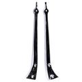 1928-29 Polished Stainless Steel Chopped Windshield Posts