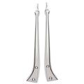 1928-29 Polished Stainless Steel Stock Windshield Posts
