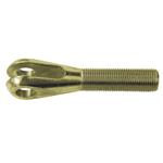 AFCO Steel Clevis, 5/8-18 RH Male, 3/8 Hole, 3/8 Slot
