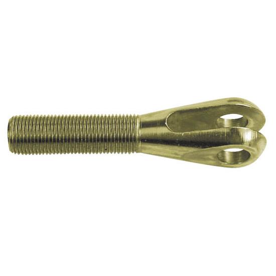 AFCO 10491 Steel Clevis, 5/8-18 RH Male, 1/2 Hole, 3/8 Slot AFCO 10491 Steel Clevis, 5/8-18 RH Male, 1/2 Hole, 3/8 Slot