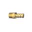 Straight Socketless Push-On Fitting, 30 Degree Taper, -6 AN to 1/4 NPT Straight Socketless Push-On Fitting, 30 Degree Taper, -6 AN to 1/4 NPT