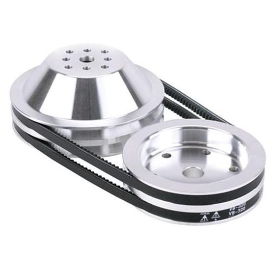 AFCO Cast Pulley Combos for Small Block Chevy Short Pumps AFCO Cast Pulley Combos for Small Block Chevy Short Pumps