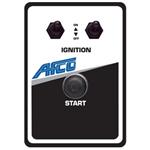 AFCO 85032B Starter Switch Panel, 4-1/8 x 5-7/8 Inch