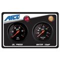 AFCO 85122B 2-Gauge Panel w/ Oil Press, Water Temp